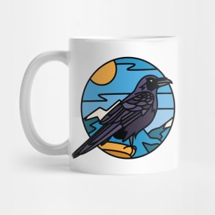 Common Raven Mug